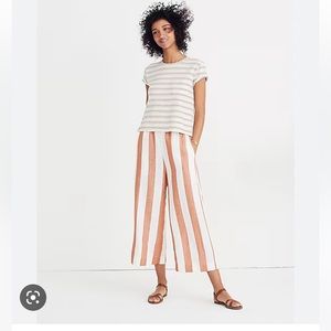 Huston pull-on crop plants in Evelyn Stripes